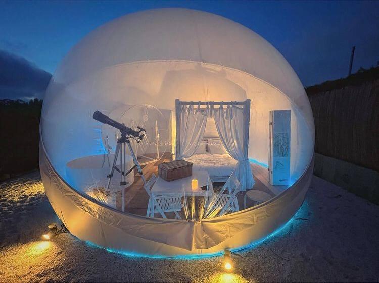 Burbujas Astronomicas Albarari Sanxenxo Hotel Exterior photo